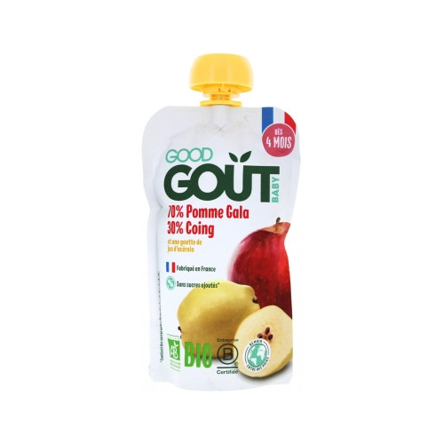 Pomme Coing dès 4 Mois Bio 120 g