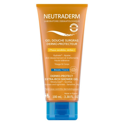 Gel Douche Surgras Dermo Protecteur 100 ml Peaux sèches Neutraderm Gel Douche Surgras Dermo Protecteur 100 ml Peaux sèches Neutraderm