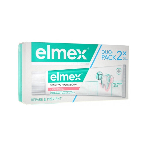 Sensitive Professional + Soin Gencives Lot de 2 x 75 ml Sensitive Professional + Soin Gencives Lot de 2 x 75 ml