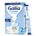 CALISMA POCKET - Lait en Poudre 2ème Âge - De 6 à 12 mois, 21 Sachets de 5 Doses Prêtes à l'Emploi