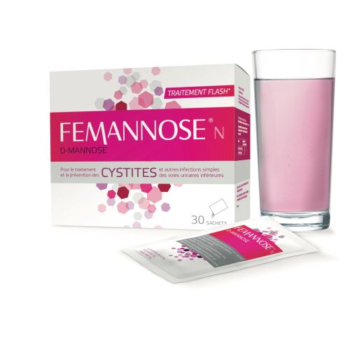 Femannose N D-mannose Traitement et prévention des cystites 30 Sachets Femannose N D-mannose Traitement et prévention des cystites 30 Sachets