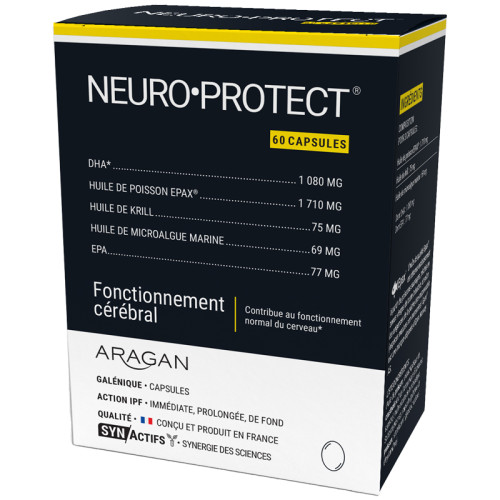 Synactifs Neuro-Protect 60 gélules - Oméga 3, DHA, EPA