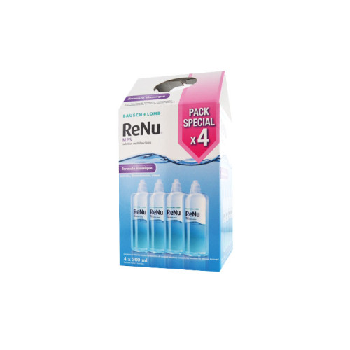 RENU MPS 4 x 360mL - Nettoyage Lentilles Souples RENU MPS 4 x 360mL - Nettoyage Lentilles Souples