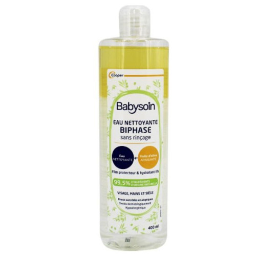 Eau nettoyante Biphase 400ml Babysoin Babysoin