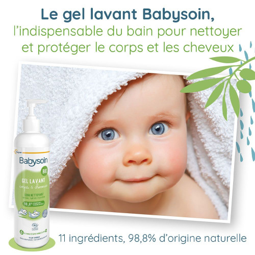 Gel Lavant Bio 500ml Dès La Naissance Babysoin