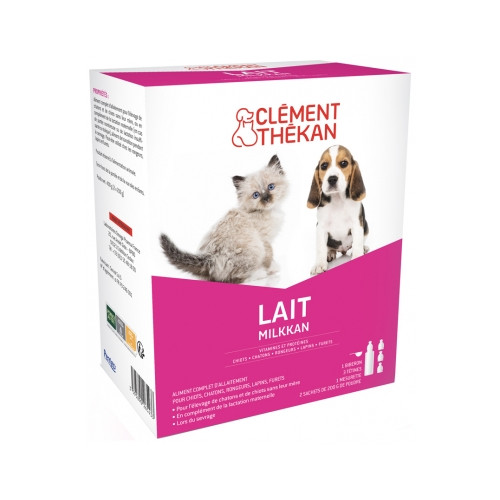 Clément Thékan Milkkan Lait Chiots et Chatons 400 g Clément Thékan Milkkan Lait Chiots et Chatons 400 g