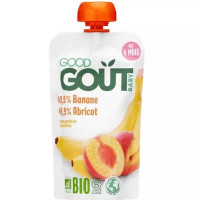 Gourde Bio Banane Abricot +4 mois 120g