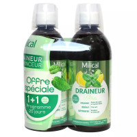 Draineur minceur Ultra menthe citron concombre solution buvable 2 x 500 ml