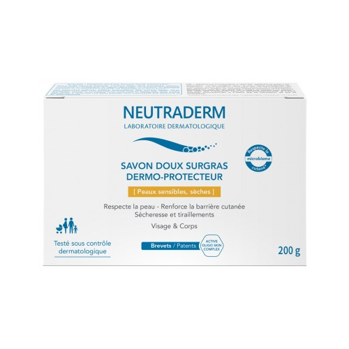 Neutraderm Savon Doux Surgras Dermo-Protecteur 200 g