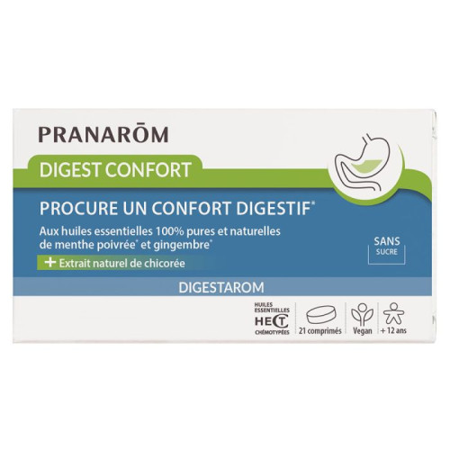 Digest Confort 21 Comprimés Digestarom Aux Huiles Essentielles Pranarôm Digest Confort 21 Comprimés Digestarom Aux Huiles Essentielles Pranarôm