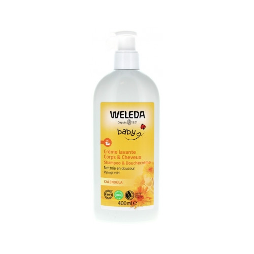 Baby Crème Lavante Corps et Cheveux Calendula 400 ml