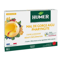 URGO Humer Pastilles 20 - Soulage Mal de Gorge Aigu