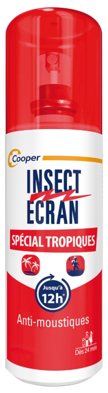 INSECT ECRAN - Anti-moustiques - répulsif- Spécial Tropiques