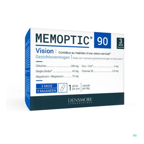 Memoptic 90 comprimés - Boostez Mémoire et Vision Memoptic 90 comprimés - Boostez Mémoire et Vision