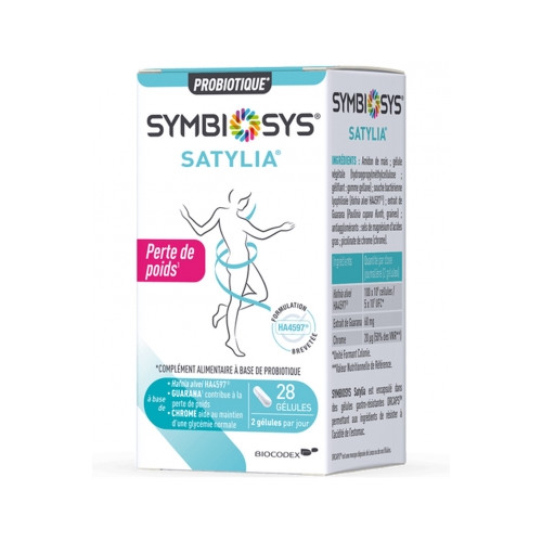 BIOCODEX Symbiosys Satylia 28 Gélules - Contrôle Poids