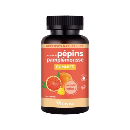 Vitavea Extrait de Pépins de Pamplemousse 30 Gummies Vitavea Extrait de Pépins de Pamplemousse 30 Gummies