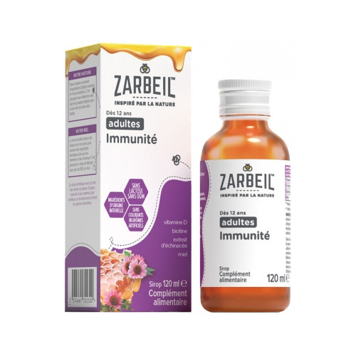 Zarbeil Sirop Immunité 120 ml Zarbeil Sirop Immunité 120 ml