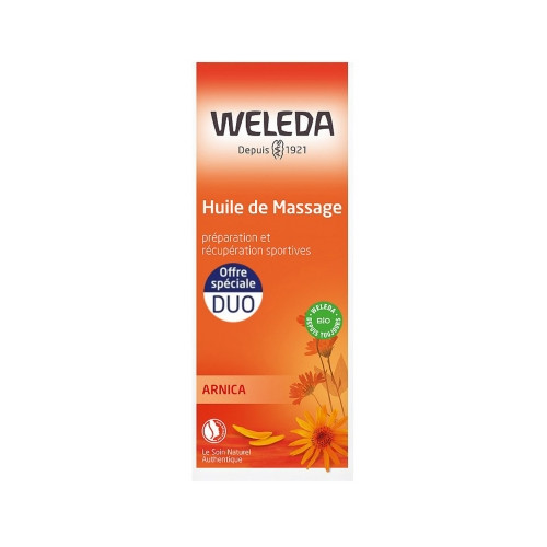 Weleda Huile de Massage à l'Arnica Lot de 2 x 100 ml