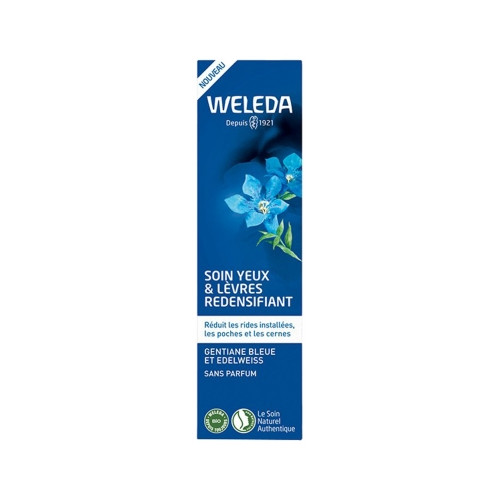 Soin Yeux & Lèvres Redensifiant Gentiane Bleue et Edelweiss 10 ml