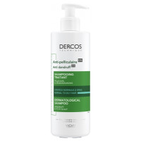 Dercos Shampoing Traitant Anti-Pelliculaire Cheveux Normaux à Gras 390 ml