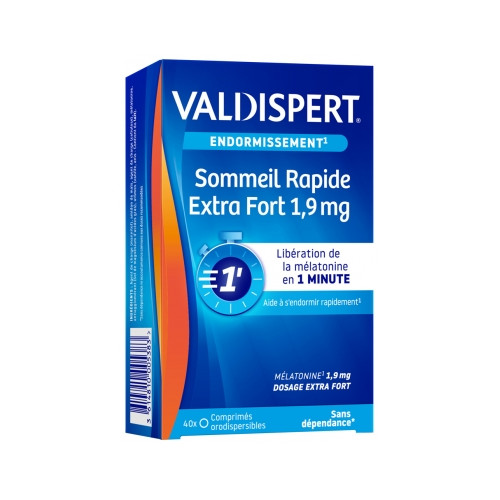 Sommeil Rapide Extra Fort 1,9 mg 40 Comprimés Orodispersibles