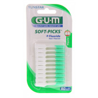 GUM Soft-Picks 80 Bâtonnets Interdentaires - Élimine Plaque