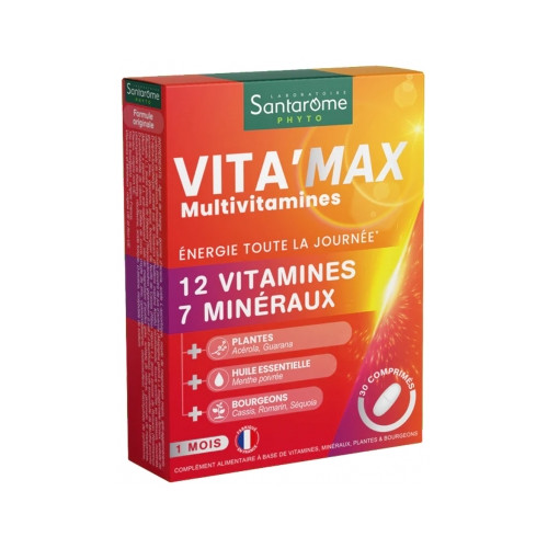Vita'Max Multivitamines Sénior 30 Comprimés Vita'Max Multivitamines Sénior 30 Comprimés