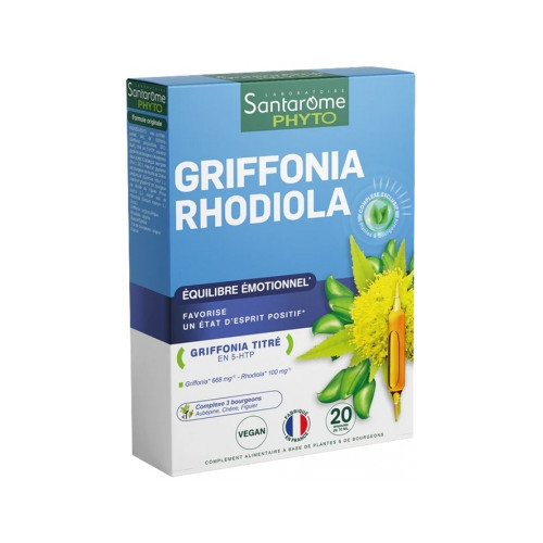 Griffonia Rhodiola 20 Ampoules Griffonia Rhodiola 20 Ampoules