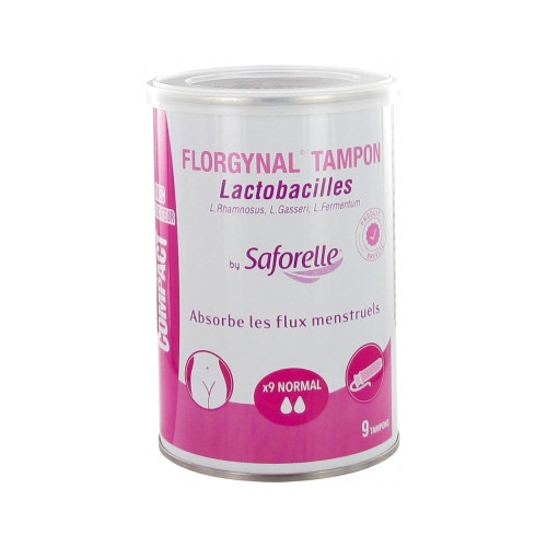 Saforelle Florgynal Tampon Applicateur Compact 9 Normal Saforelle Florgynal Tampon Applicateur Compact 9 Normal