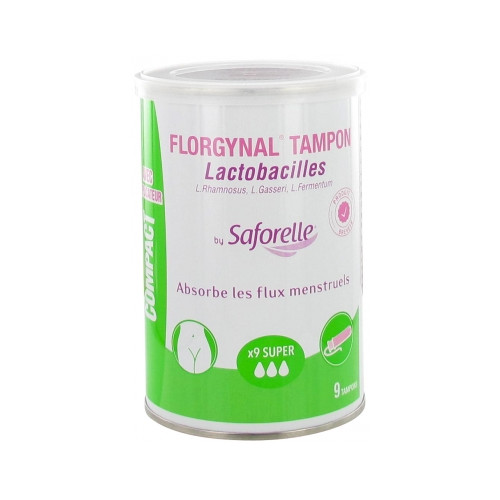 Saforelle Florgynal Tampon Applicateur Compact 9 Super