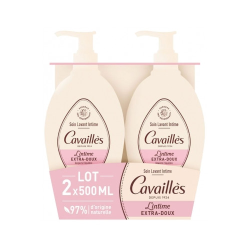 Soin Lavant Intime Extra-Doux Lot de 2 x 500 ml