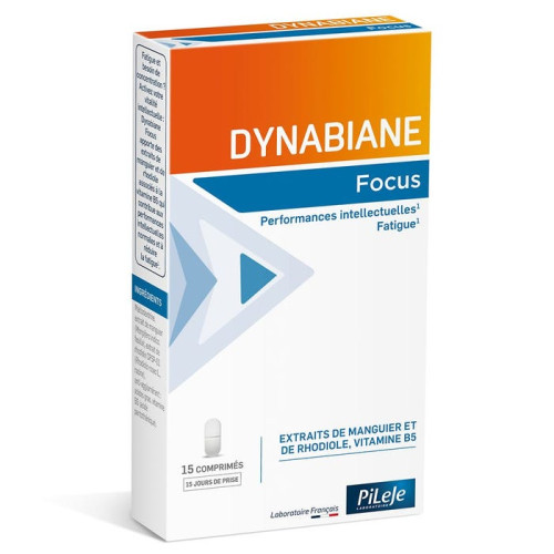 DYNABIANE - Focus - Performances intellectuelles & Fatigue, 15 comprimés DYNABIANE - Focus - Performances intellectuelles & Fatigue, 15 comprimés