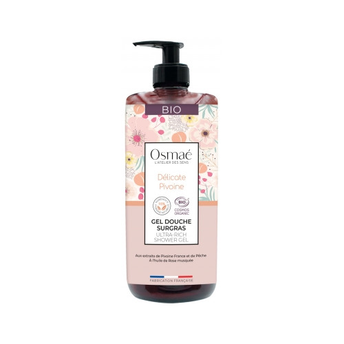 Gel Douche Surgras Délicate Pivoine Bio 1 L Gel Douche Surgras Délicate Pivoine Bio 1 L