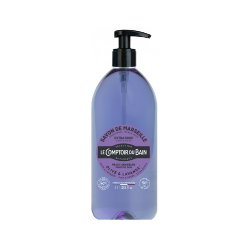 Savon de Marseille Olive-Lavande 1 L Savon de Marseille Olive-Lavande 1 L