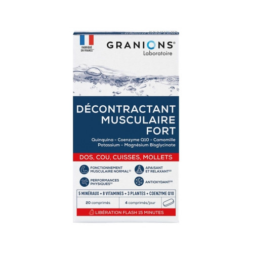 Décontractant Musculaire Fort 20 Comprimés Décontractant Musculaire Fort 20 Comprimés