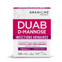 DUAB D-Mannose 7 sachets Infections urinaires Granions