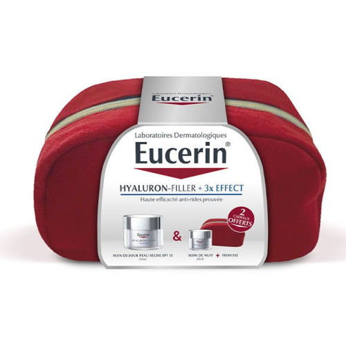 Trousse Routine Anti Age Hyaluron-Filler + 3x Effect Peau Sèche Eucerin