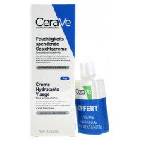 Crème Hydratante Visage 52 ml + Crème Lavante Hydratante 20 ml Offerte