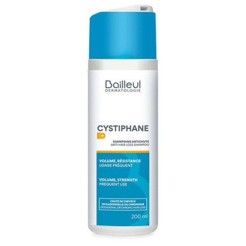 CYSTIPHANE+ - Shampooing Anti-Chute - Chute de Cheveux Occasionnelle ou Chronique, 200ml