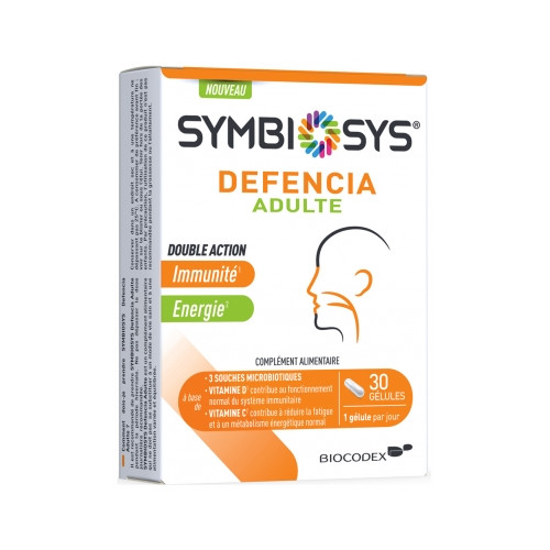 Biocodex Symbiosys Defencia Adulte 30 Gélules Biocodex Symbiosys Defencia Adulte 30 Gélules