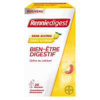 Renniedigest - Bien-être Digestif - Goût Citron, 20 Sachets