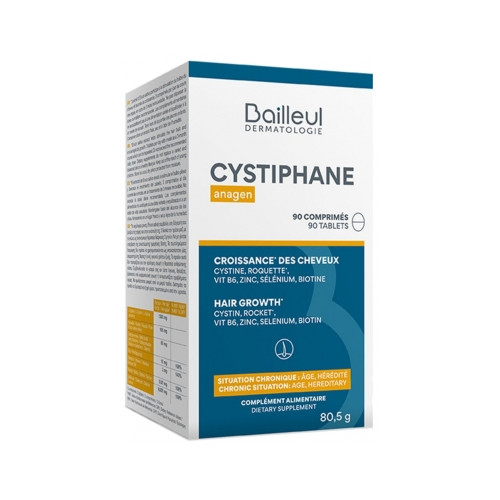 Cystiphane Anagen Croissance des Cheveux 90 comprimés Cystiphane Anagen Croissance des Cheveux 90 comprimés