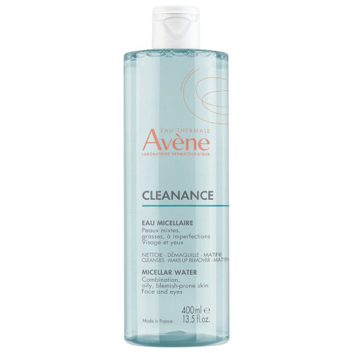 Cleanance eau micellaire nettoie démaquille matifie 400ml