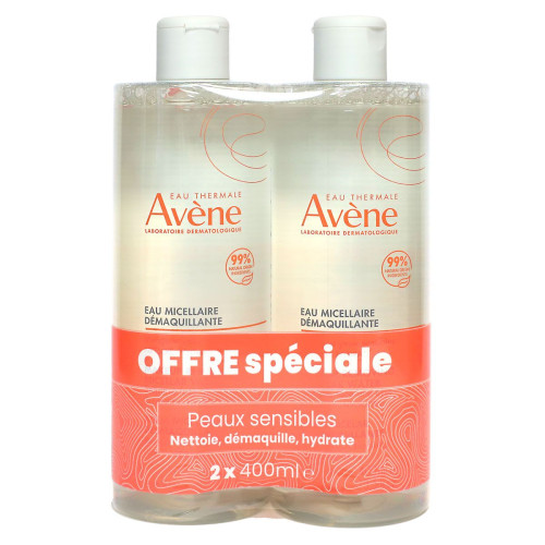 Lotion micellaire nettoyante 2x400ml