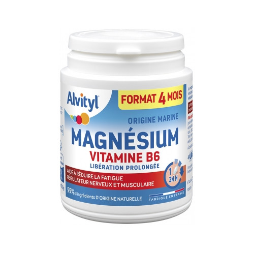 Alvityl Magnésium Vitamine B6 120 Comprimés Alvityl Magnésium Vitamine B6 120 Comprimés