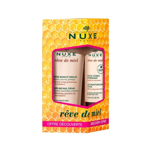 Rêve de Miel Crème Mains et Ongles 30 ml + Stick Lèvres Hydratant 4 g