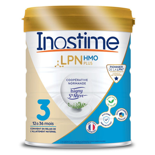 Lait Infantile 3eme Age 800g 12 à 36 Mois Inostime