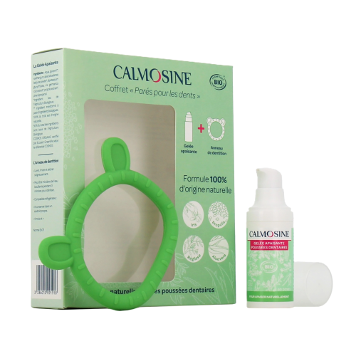 Calmosine Gelée Apaisante Poussées Dentaires 15 ml + Anneau de dentition offert