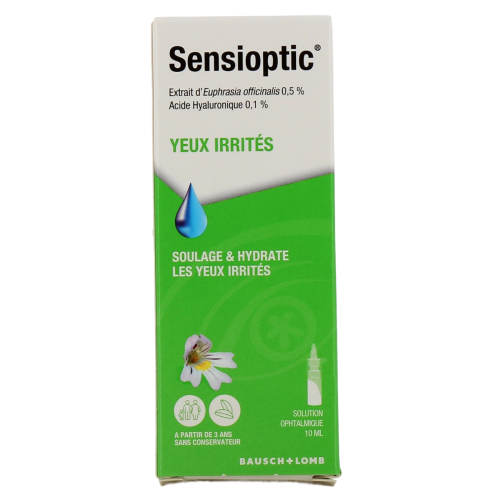 Sensioptic Solution Yeux irrités 10ml Sensioptic Solution Yeux irrités 10ml