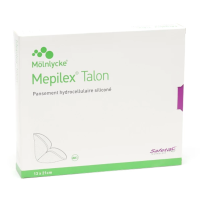 Mepilex Talon 10 pansements 13 cm x 21 cm